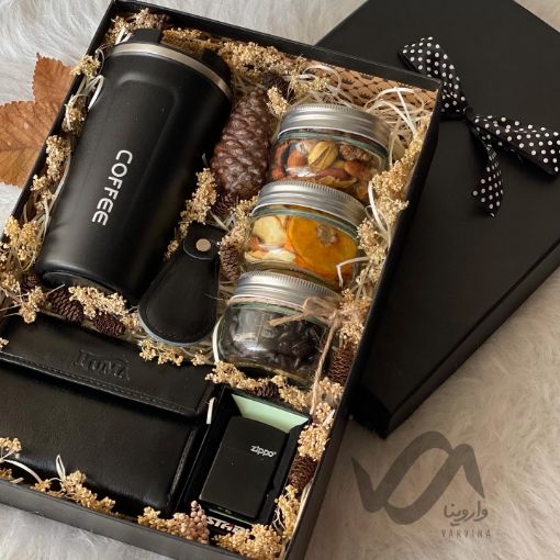 تصویر  پک هدیه مردانه مشکی