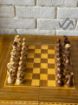 تصویر  تخته نرد شطرنج چوب گردو طرح کلاسیک